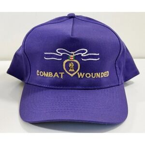 COBAT WOUNDED Adjustable Purple Cap Hat by OTTO‎